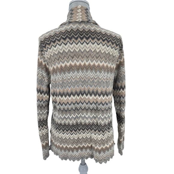 Simply Natural Myssoni Cardigan 100% Baby Alpaca Size XL Sweater - Picture 6 of 7